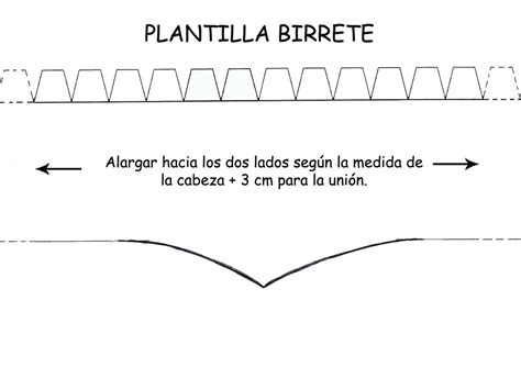 Final Progreso Contiene Plantilla Para Hacer Un Birrete Por El Contrario Travesura Padre