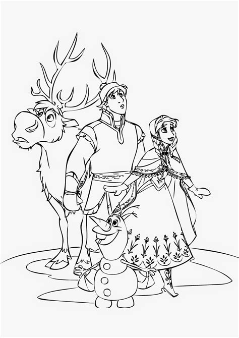 Find 16 Awesome Frozen Coloring Pages To Print Instant Knowledge