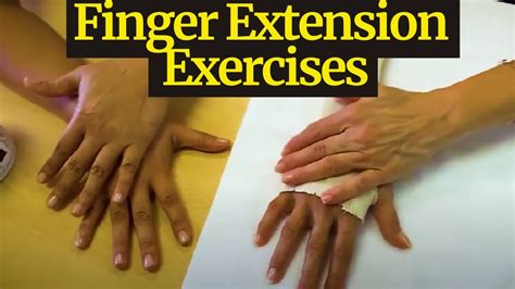 Finger Extension Exercise Hand Therapy Hack To Get Your Finger