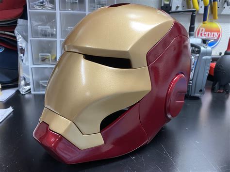 Finished Ironman Helmet R 3Dprinting