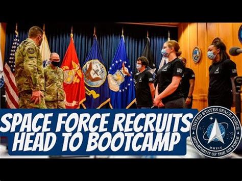 First Space Force Recruits Ship Off To Boot Camp Youtube