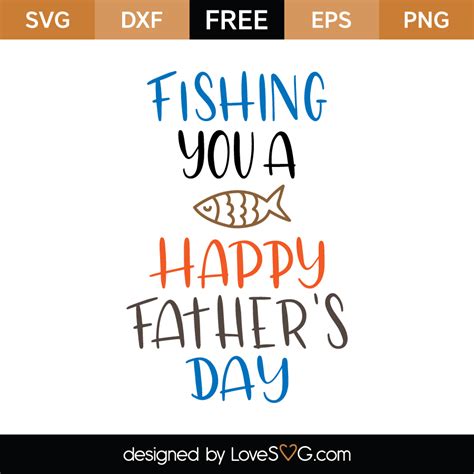 Fish Template For Father S Day Card Dad Fishing You A Happy Father S