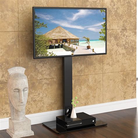 Fitueyes Tv Floor Stand With Swivel Mount For 55 Inche Tvs Walmart Com