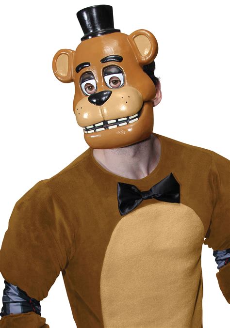 Five Nights At Freddy S Freddy Fazbear Mask Pvc Adult Scary Fnaf Horror