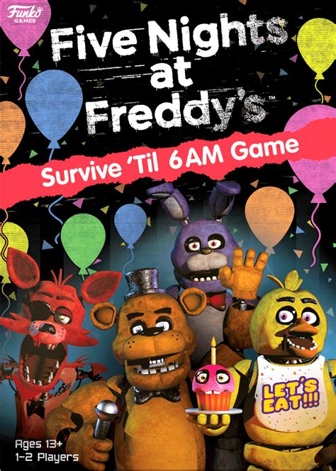 Five Nights At Freddy S Survive Til 6Am Board Game Board Game Bliss