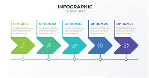 Five Steps Modern Business Infographic Template Design 12387892 Vector Art At Vecteezy