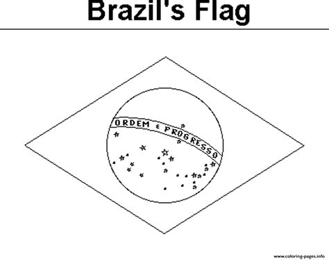 Flag Of Brazil 2009 Clipart Etc Brazil Flag Flag Coloring Pages