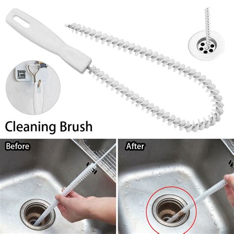 Flexible Drain Sink Cleaning Brush Unblocker Plug Hole Hair Remover