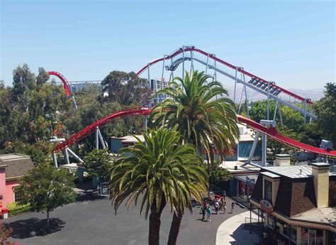 Flight Deck Roller Coaster At California S Great America Parkz