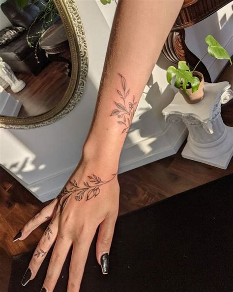 Floral Vine Tattoo Designs and Meaning Explained