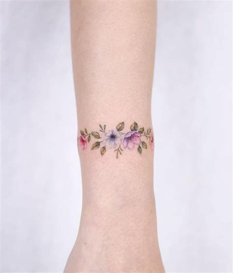 Floral Wrist Tattoo Google Search Flower Wrist Tattoos Wrist