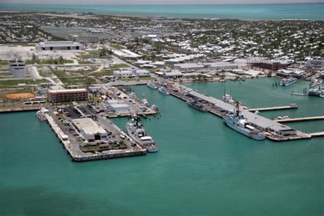 Florida Memory Aerial View Of U S Coast Guard Station Located On