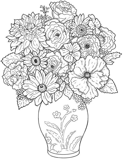 Flower Colouring Book