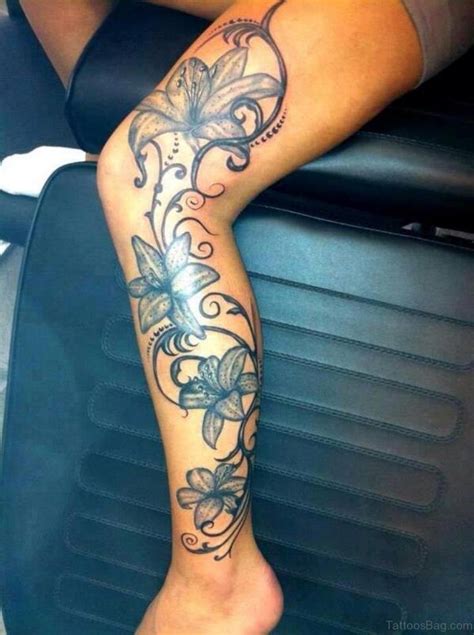 Flower Tattoo Design On Leg Tattoo Designs Tattoo Pictures