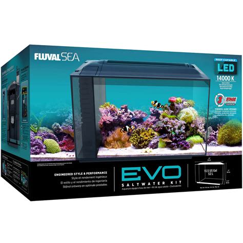 Fluval Sea Evo Aquarium Kit 13 5 Complete Aio Reef Tank