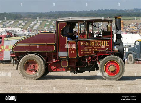 Foden Steam Lorry As Owned By E N Ritchie Hauliers Here Seen At The