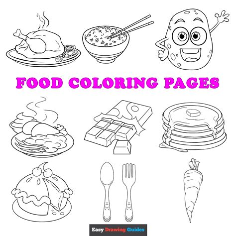 Food Coloring Sheets For Kids Coloring Pages