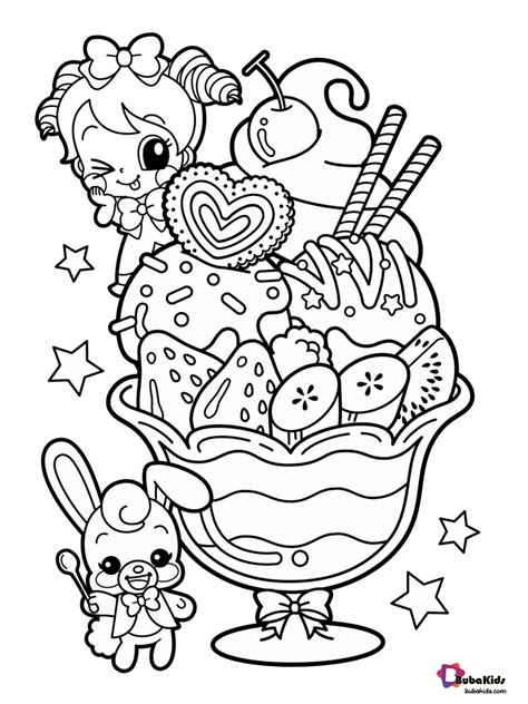 Food Colouring Pages Pdf