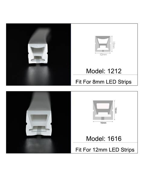 Food Grade Silicone Led Strip Diffuser Flexible