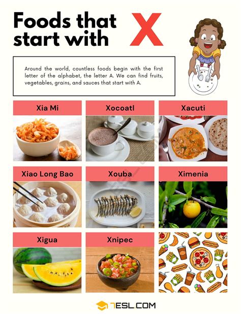 X-traordinary Eats: Exploring Foods Starting with X