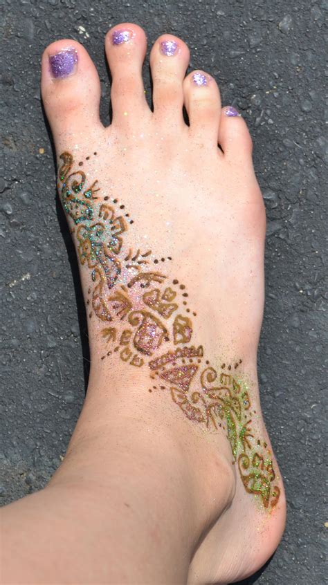 Foot Henna Tattoo By Yobanda On Deviantart