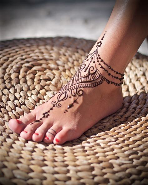 Foot Mehndi Henna Tattoo Designs Foot Tattoos Henna Patterns