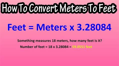 Foot To Meters Formula In Measurement What Is Foot To Meters Formula