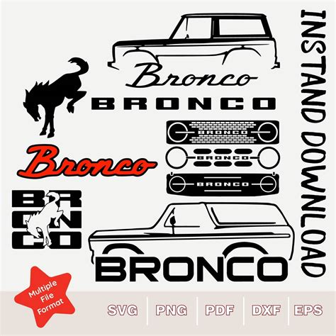 Ford Bronco Grill Svg Etsy