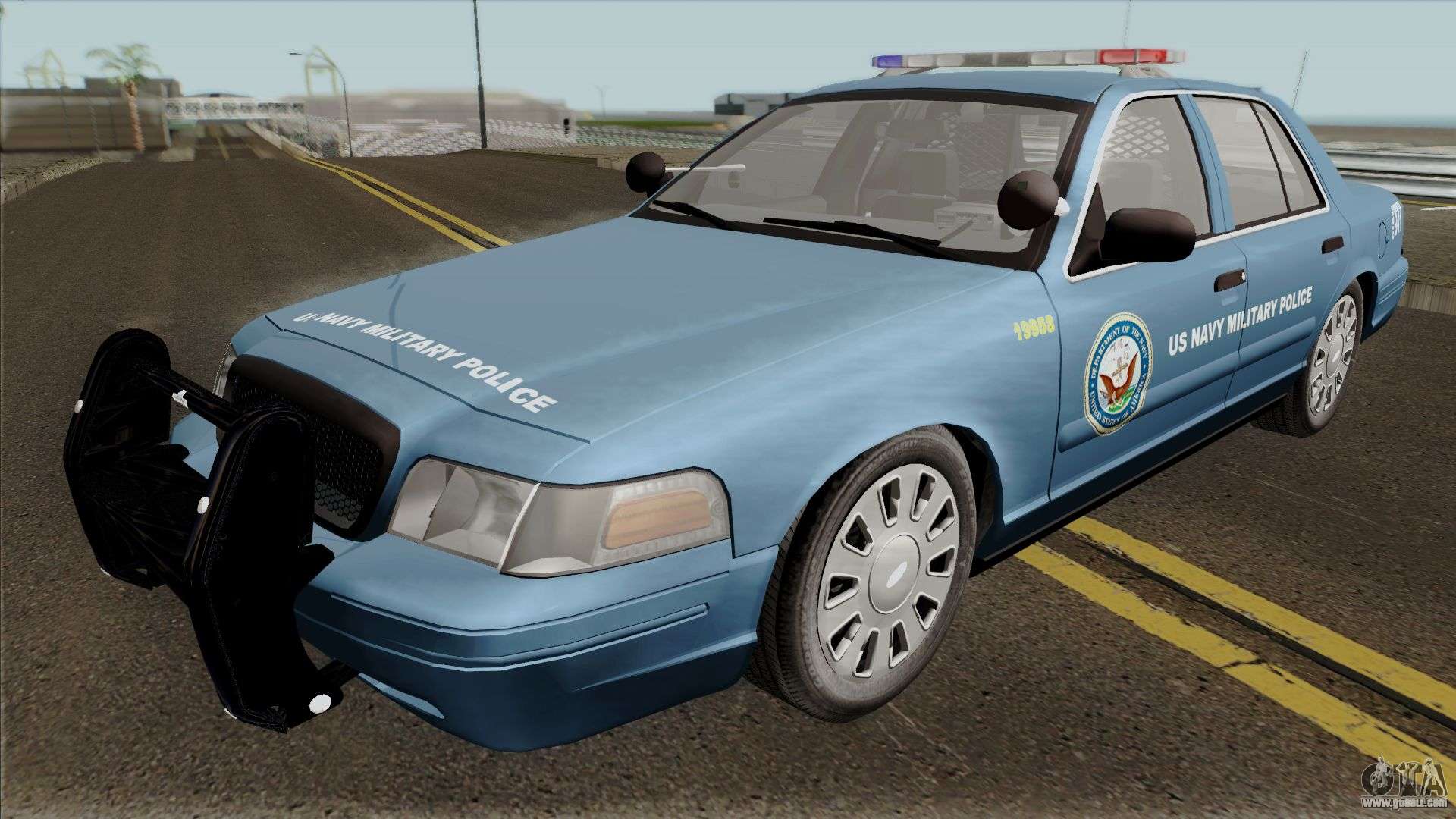 Ford Crown Victoria Us Navy Military Police For Gta 4