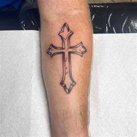 Forearm Tattoo Cross Ideas