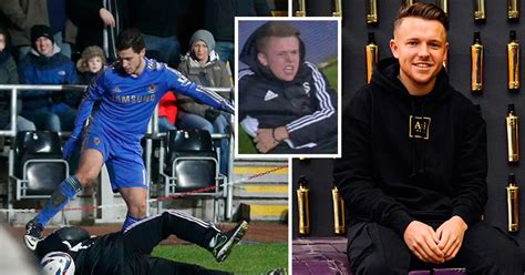 Former Ball Boy Charlie Morgan Who Eden Hazard Amp 39 Kicked Amp 39 In Chelsea Vs Swansea Game Now Worth