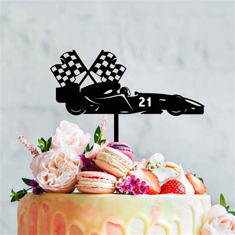 F1 Car Cake Topper for Racing Theme Cakes