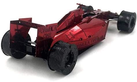 Formula 1 Car Metal Model Kit Pre Coloured Red 3D Laser Cut Etsy