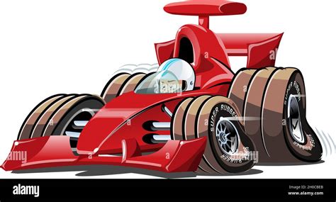 6 Speedy Formula One Car Cartoon Designs