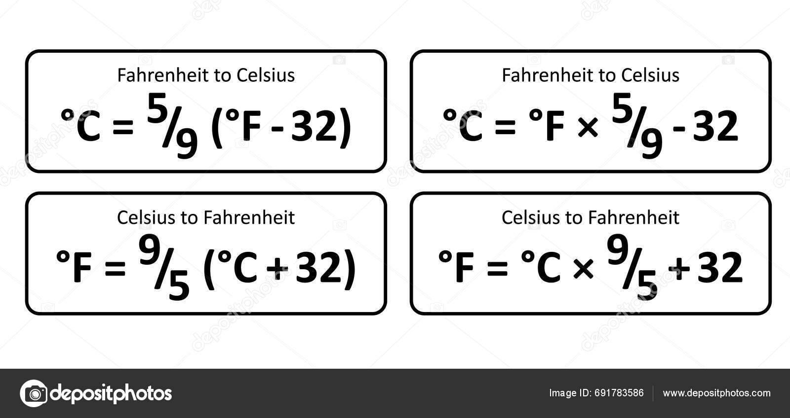 Formula To Convert Celsius To Fahrenheit