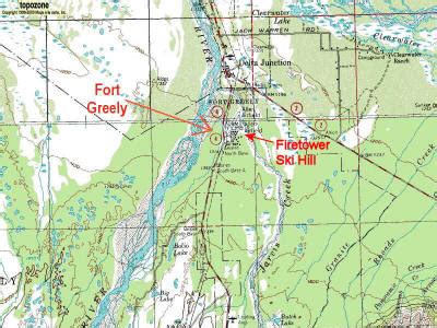 Fort Greely Alaska Map