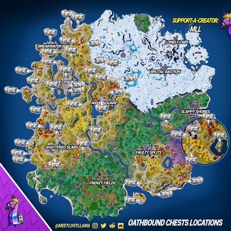 Fortnite Oathbound Chests Locations 2023