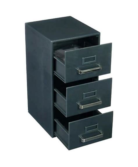 Forum Novelties 3 Drawer Mini Filing Cabinet Business Card Holder 9 X