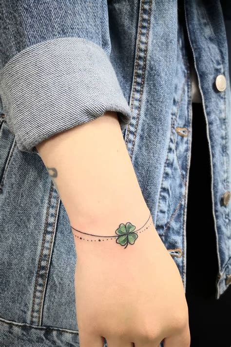 Four Leaf Clover Tattoo Designs And Meanings Four Leaf Clover Tattoo