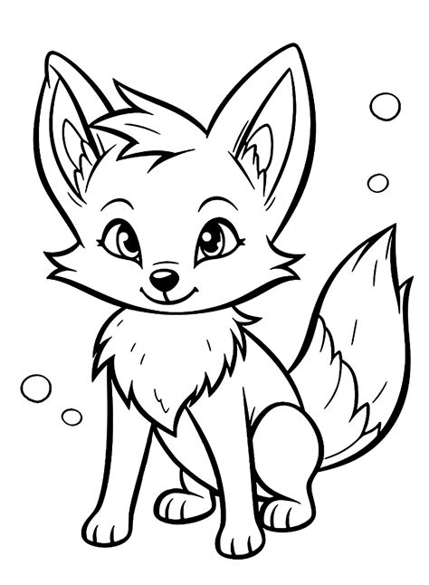 Fox Coloring Pages To Download And Print For Free