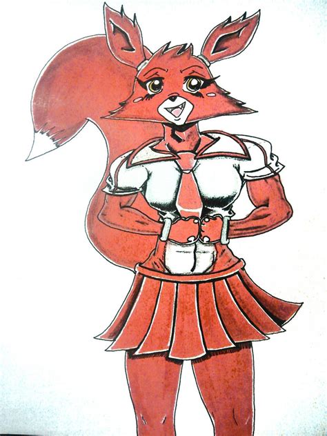 Foxy The Fox Female Version By Yg544 On Deviantart