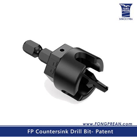 Fp Countersink Drill Bit Set W Adjustable Depth Stop