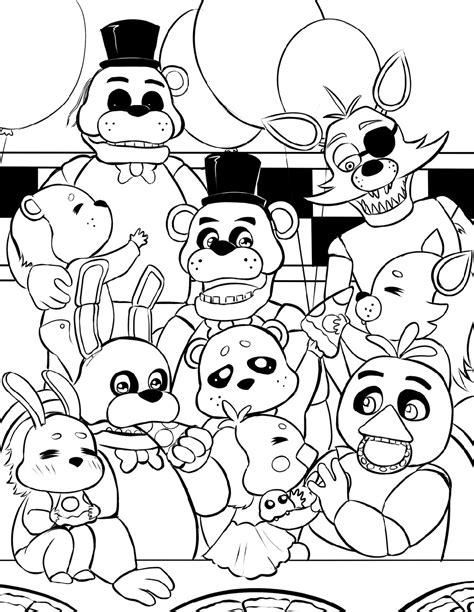 Freddy Fazbear Fnaf Coloring Page For Kids Free Five Nights At Freddy Amp 39 S Printable Coloring