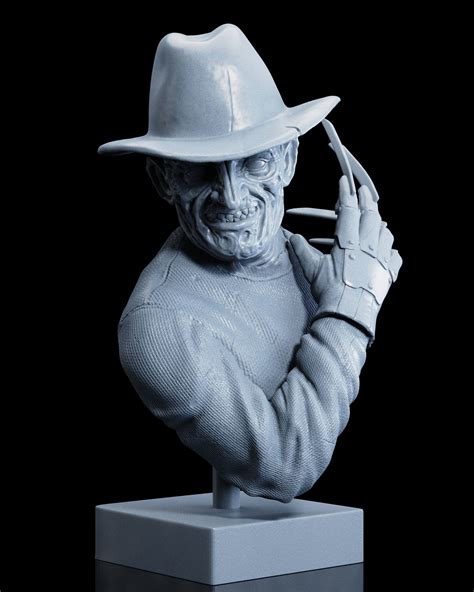 Freddy Krueger Bust Free 3D Model 3D Printable Cgtrader