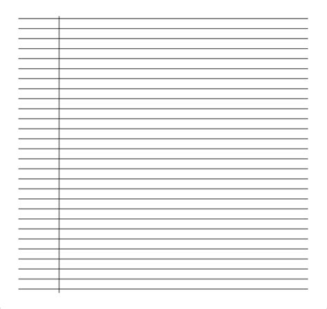 Free 10 Sample College Ruled Paper Templates In Pdf Ms Word