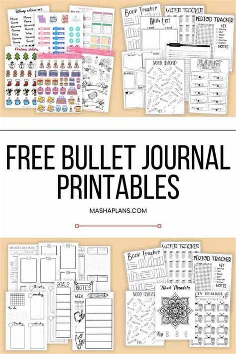 Free 2023 Bullet Journal Printables Pdf Customize Online, 41% Off