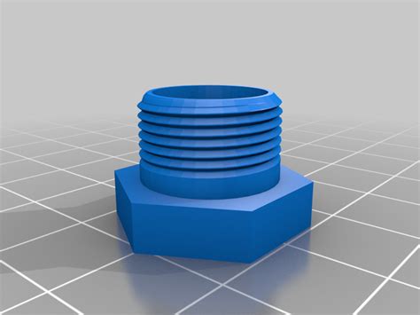 Free 3D File Blanking Plug 15Mm Threaded 3D Printing Idea To