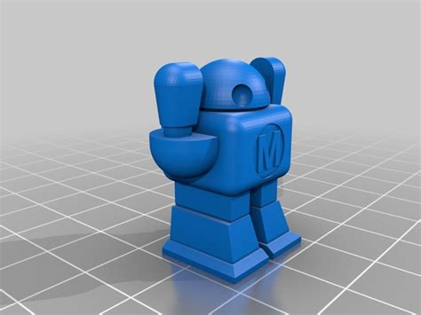 Free 3D File Maker Faire Robot With Posable Arms 3D Print Design To