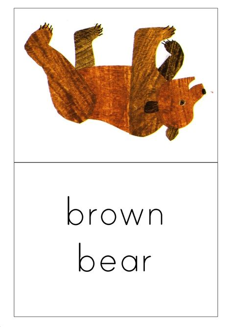 Free Brown Bear Brown Bear Printable Book Pdf Free Printable Templates