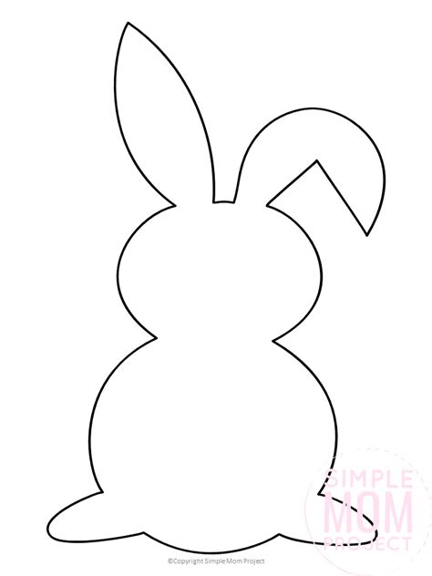 Free Bunny Template Printable